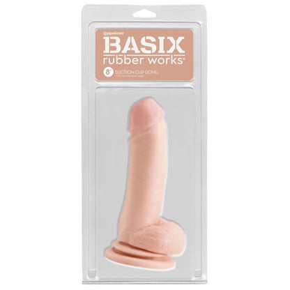 Basix Natural Suction Jelly Penis 18 Cm | Niks.fi verkkokauppa