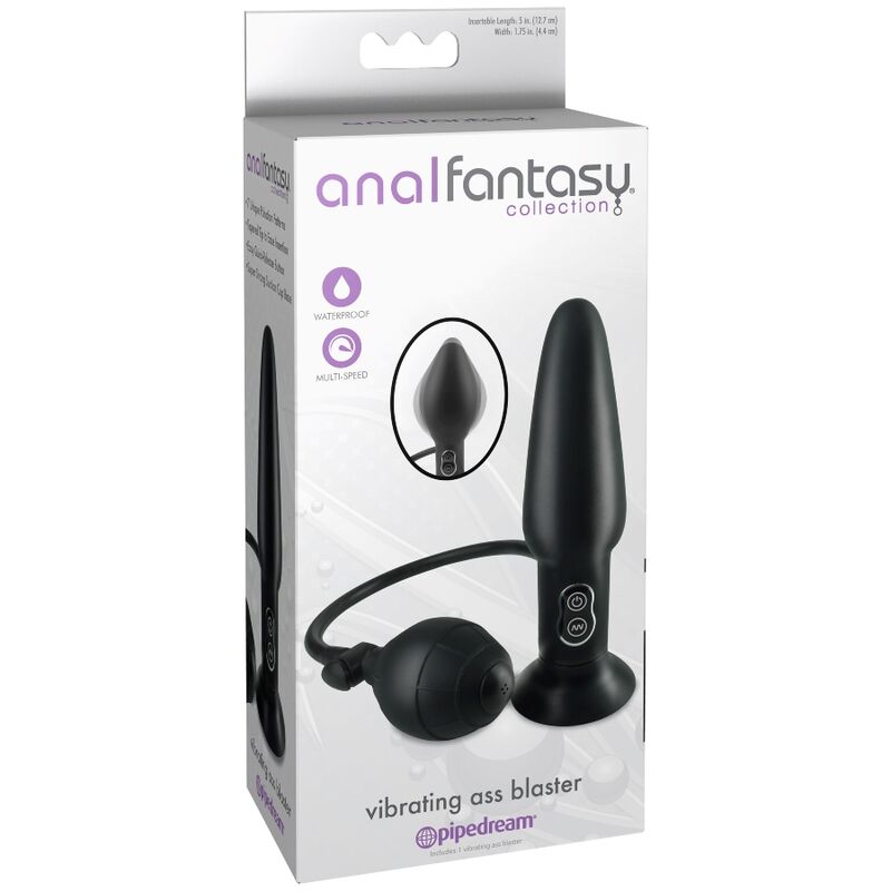 Anal Fantasy Plug Inflatable Vibrator | Niks.fi verkkokauppa