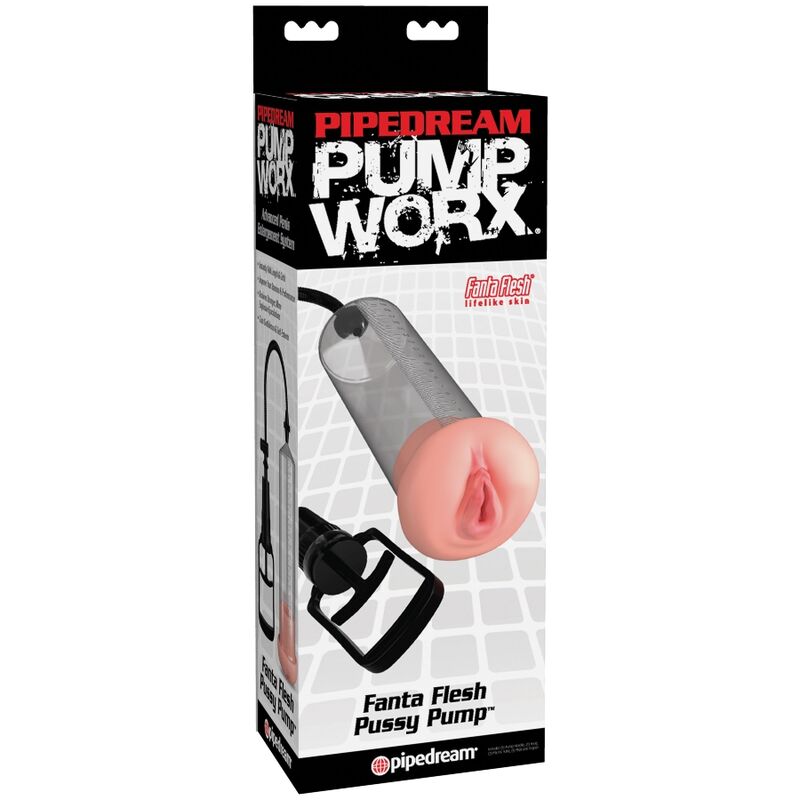 Penispumppu vaginalla Worx Fanta Flesh Pussy | Niks.fi verkkokauppa