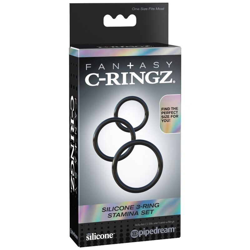 Fantasy C-Ringz Silicone 3 Ring Stamina Set | Niks.fi verkkokauppa