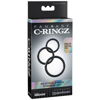 Fantasy C-Ringz Silicone 3 Ring Stamina Set | Niks.fi verkkokauppa