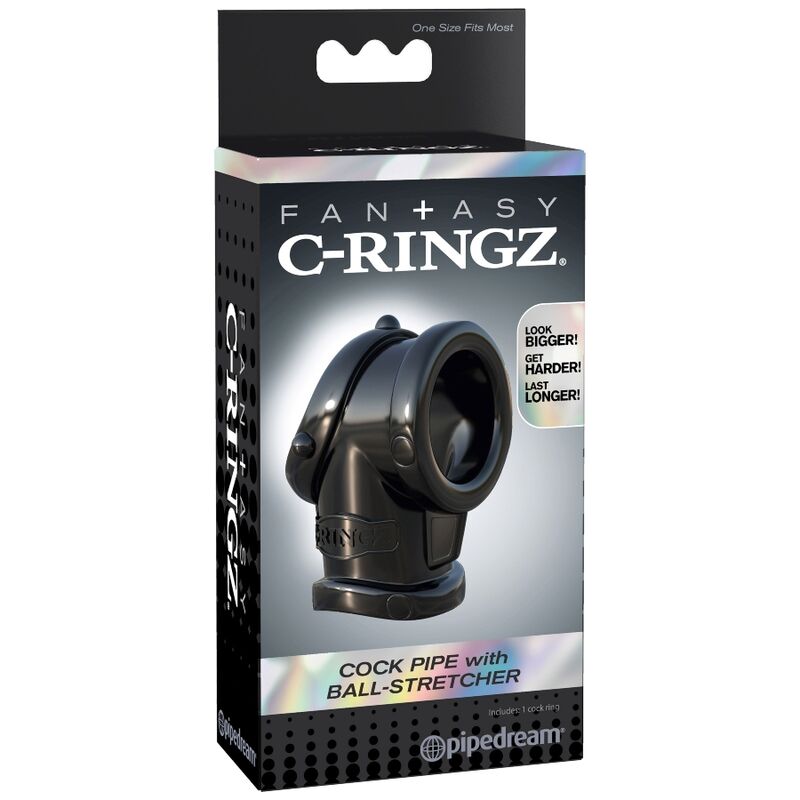 Fantasy C-Ringz Cock Pipe With Ball Strech | Niks.fi verkkokauppa