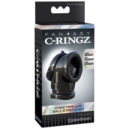 Fantasy C-Ringz Cock Pipe With Ball Strech | Niks.fi verkkokauppa