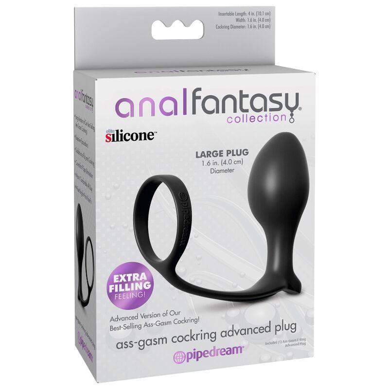 Anal Fantasy Collection Ass-Gasm Advanced Ring With Anal Plug | Niks.fi verkkokauppa