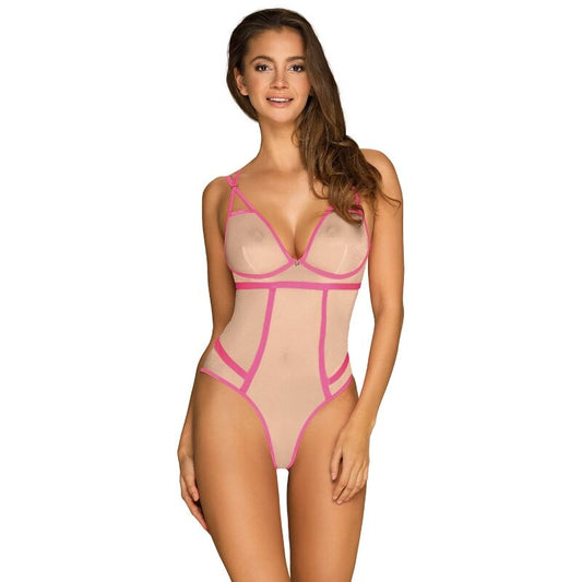 Obsessive Nudelia Teddy Pink S/M | Niks.fi verkkokauppa