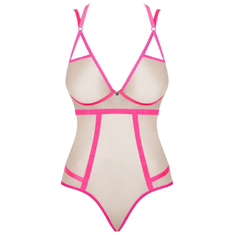 Obsessive Nudelia Teddy Pink S/M | Niks.fi verkkokauppa