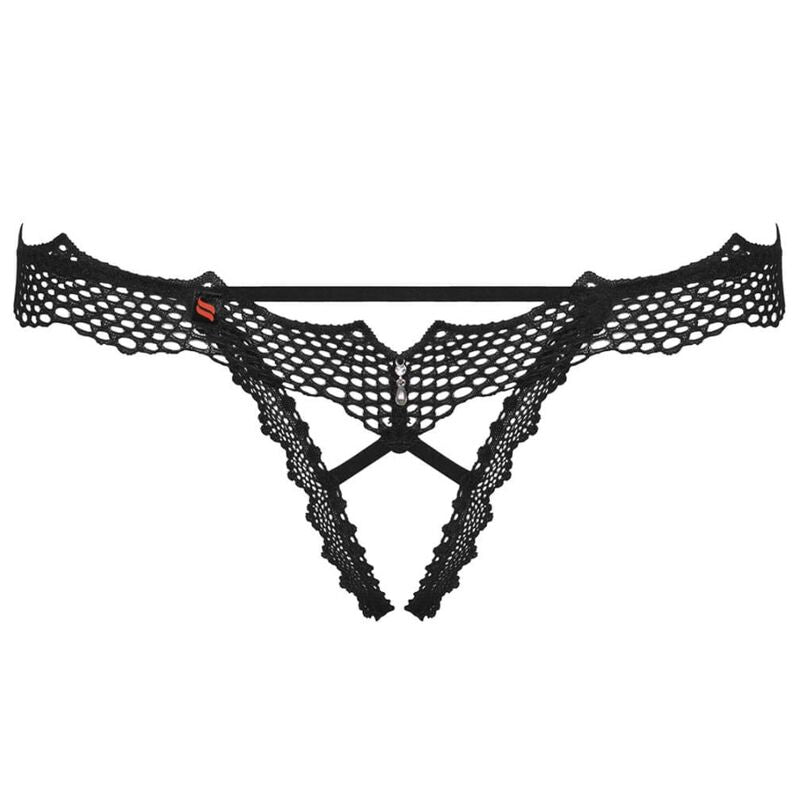 Obsessive Bravelle Thong Crotchless L/Xl | Niks.fi verkkokauppa