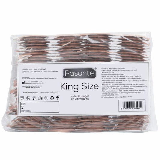 Pasante Condoms King Size Bag 144 Units | Niks.fi verkkokauppa