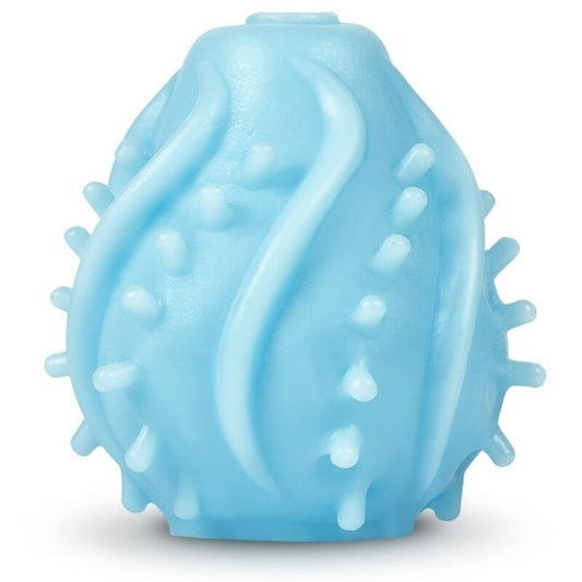 G-Vibe Reusable Textured Masturbator Egg Blue | Niks.fi verkkokauppa