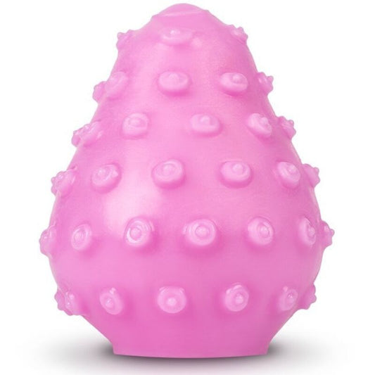 G-Vibe Reusable Textured Masturbator Egg Pink | Niks.fi verkkokauppa