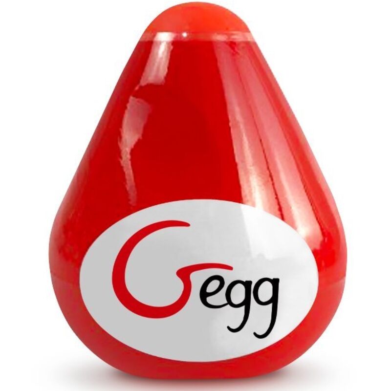 G-Vibe Reusable Textured Masturbator Egg Red | Niks.fi verkkokauppa