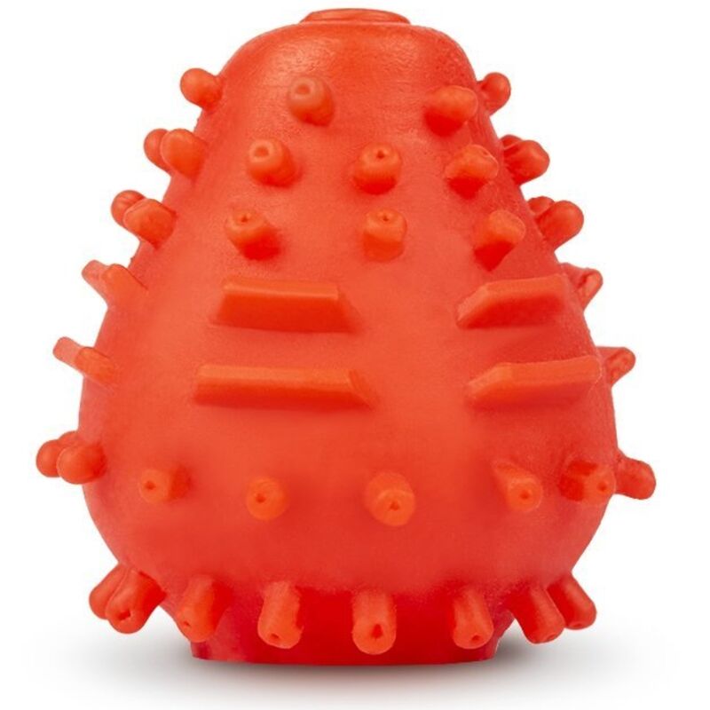 G-Vibe Reusable Textured Masturbator Egg Red | Niks.fi verkkokauppa