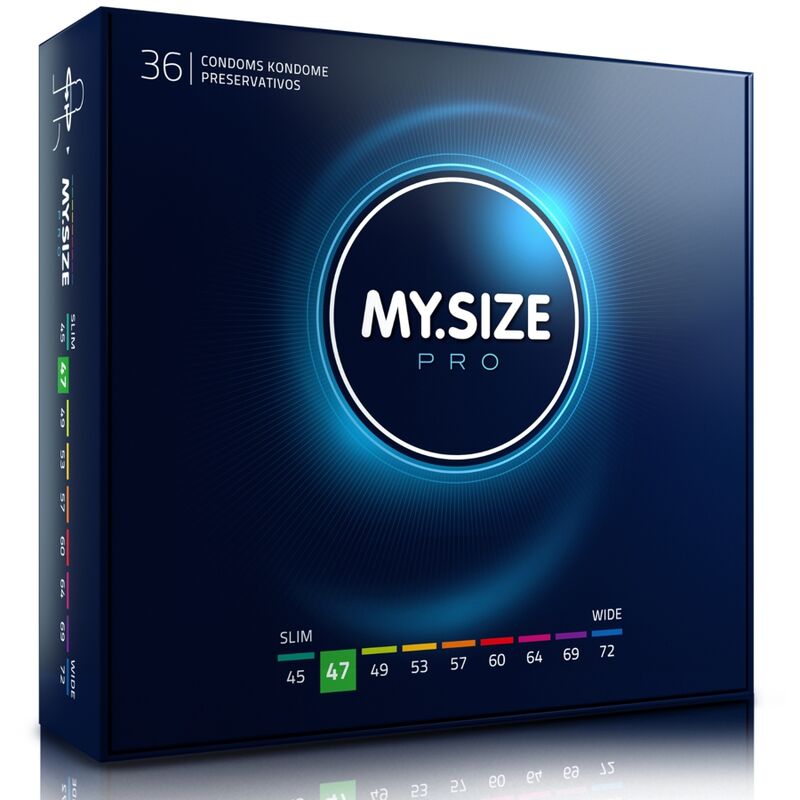 My Size Pro Condoms 47 Mm 36 Units | Niks.fi verkkokauppa