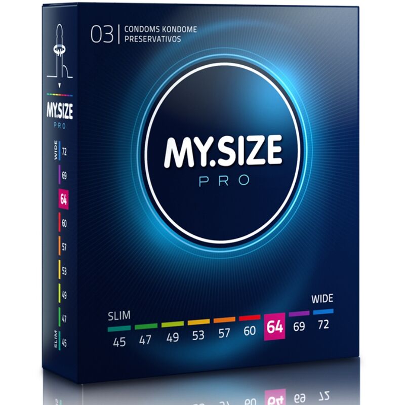 My Size Pro Condoms 64 Mm 3 Units | Niks.fi verkkokauppa