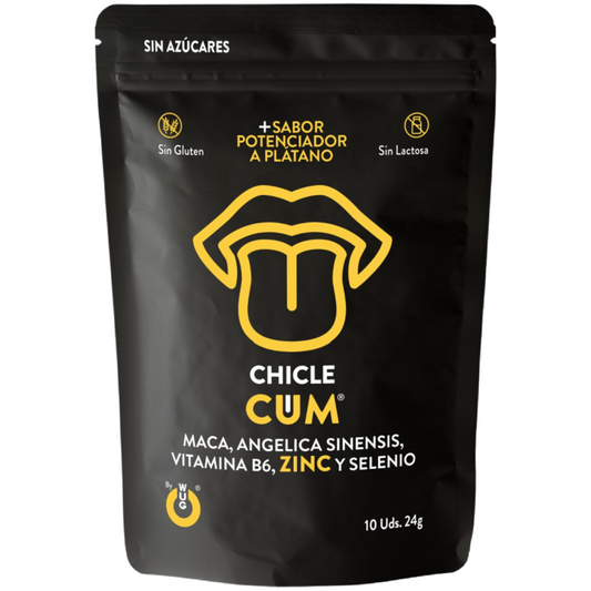 Wug Sex Sense Cum Ejaculation Increase Gum & Semen Banana Flavor 10 Units | Niks.fi verkkokauppa