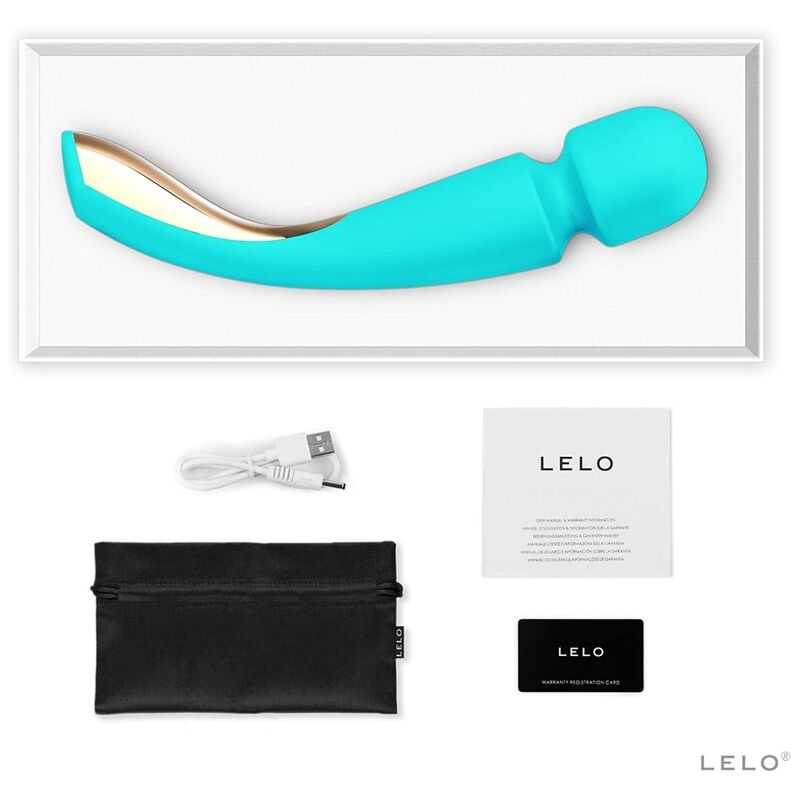 Lelo Smart Medium Wand 2 Aqua Green Massager | Niks.fi verkkokauppa