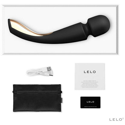 Lelo Smart Medium Wand 2 Black Massager | Niks.fi verkkokauppa
