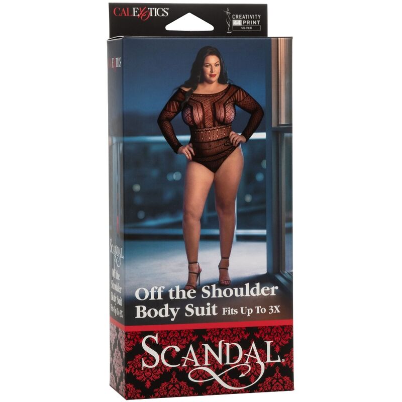 Calexotics Scandal Shoulder Body Suit Plus Size | Niks.fi verkkokauppa