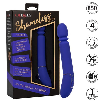 Calexotics Shameless Slim Thumper Blue | Niks.fi verkkokauppa