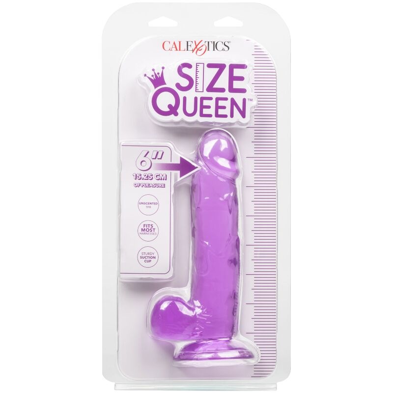 Calexotics Size Queen Dildo Purple 15.3 Cm | Niks.fi verkkokauppa