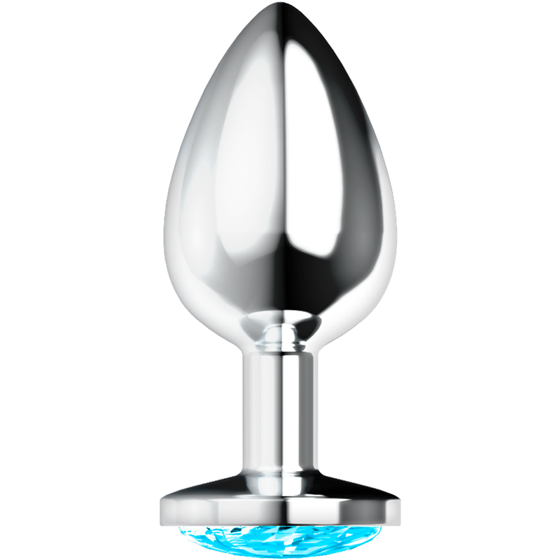 Ohmama Anal Plug With Blue Crystal L | Niks.fi verkkokauppa