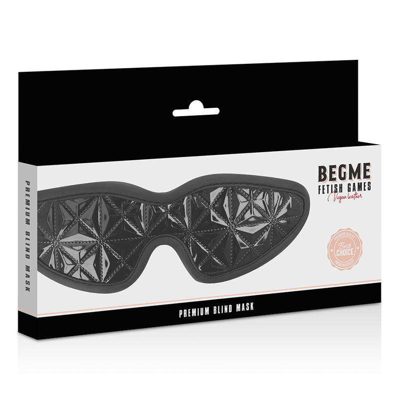 Begme Black Edition Premium Blind Mask With Neoprene Lining | Niks.fi verkkokauppa