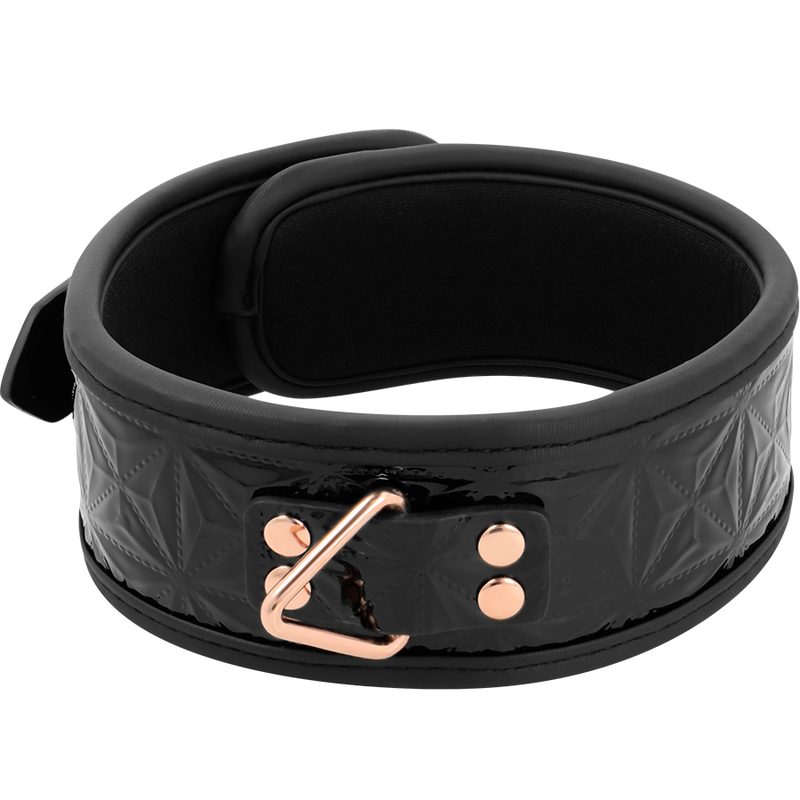 Begme Black Edition Premium Vegan Leather Collar With Neoprene Lining | Niks.fi verkkokauppa