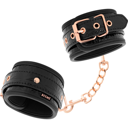 Begme Black Edition Premium Handcuffs With Neoprene Lining | Niks.fi verkkokauppa