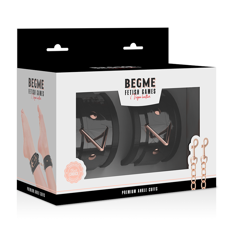 Begme Black Edition Premium Ankle Cuffs With Neoprene Lining | Niks.fi verkkokauppa