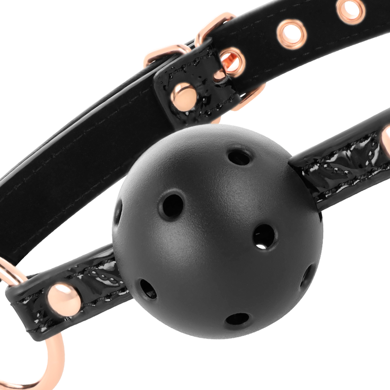 Begme Black Edition Ball Gag Vegan Leather | Niks.fi verkkokauppa