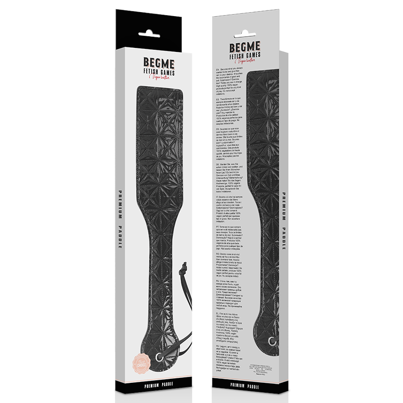Begme Black Edition Vegan Leather Paddle | Niks.fi verkkokauppa