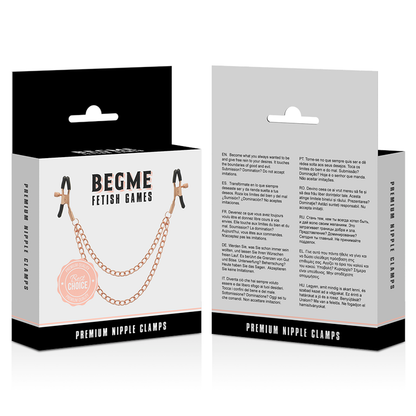 Begme Black Edition Premium Nipple Clamps | Niks.fi verkkokauppa