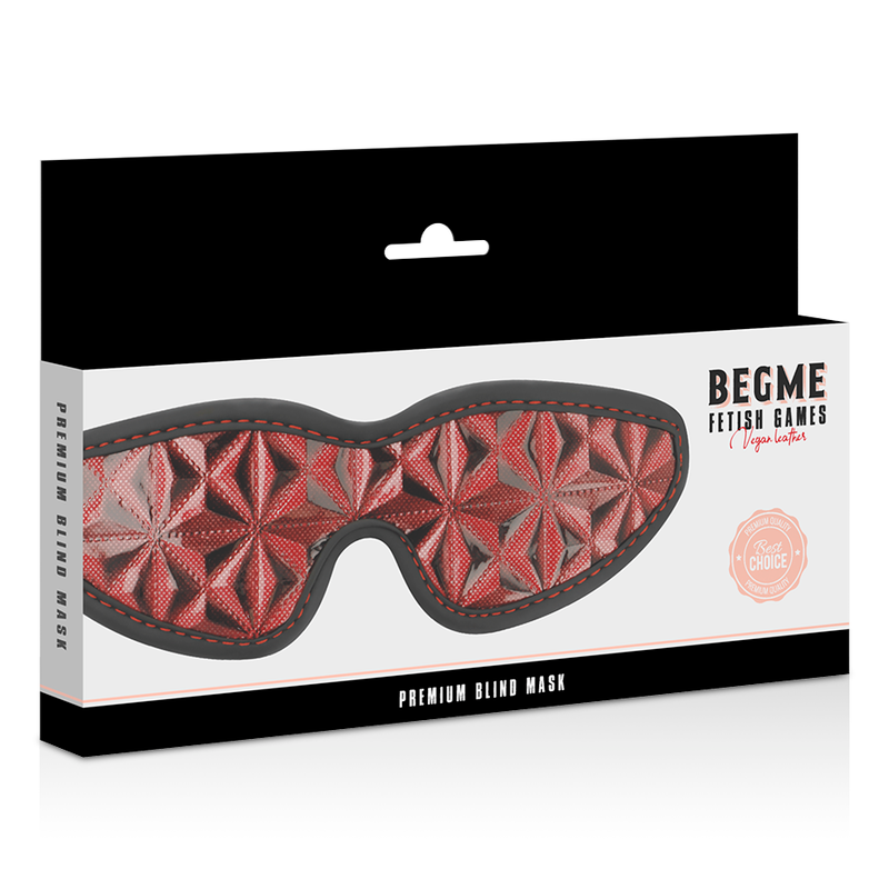 Begme Red Edition Premium Blind Mask With Neoprene Lining | Niks.fi verkkokauppa
