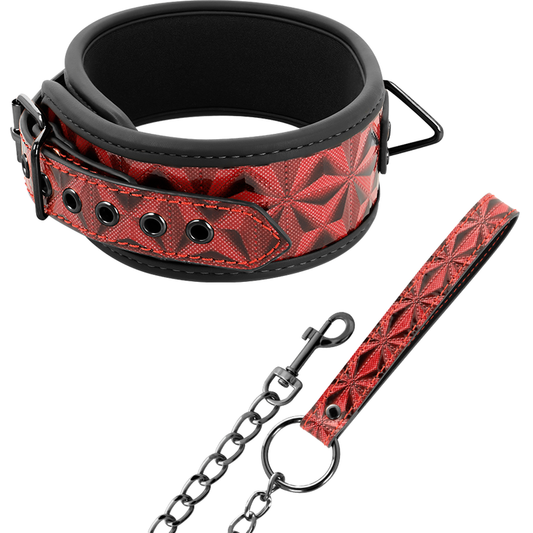 Begme Red Edition Premium Vegan Leather Collar With Neoprene Lining | Niks.fi verkkokauppa