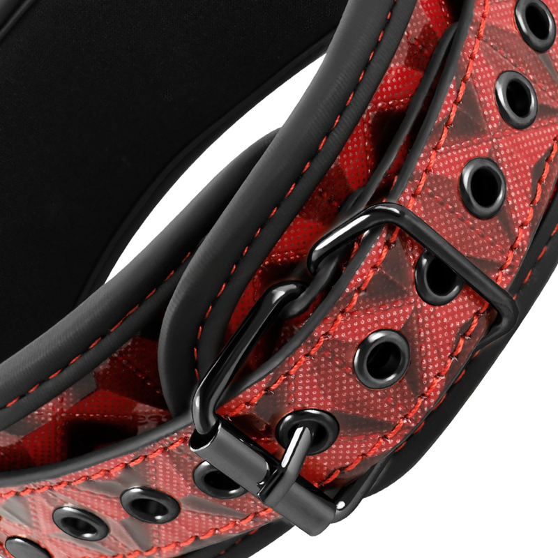 Begme Red Edition Collar With Nipple Clamps With Neoprene Lining | Niks.fi verkkokauppa