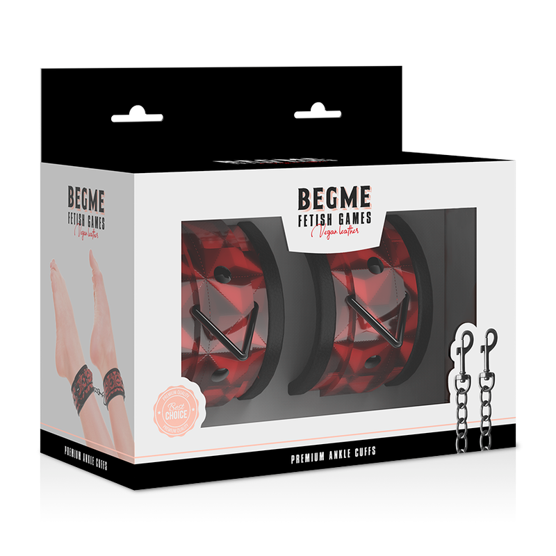 Begme Red Edition Premium Ankle Cuffs With Neoprene Lining | Niks.fi verkkokauppa