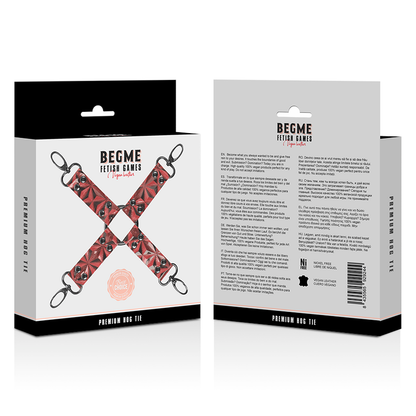 Begme Red Edition Premium Vegan Leather Hog Tie | Niks.fi verkkokauppa