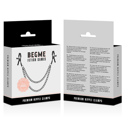 Begme Red Edition Nipple Clips With Chain | Niks.fi verkkokauppa