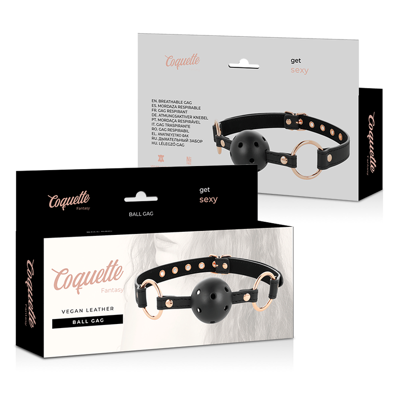 Coquette Chic Desire Fantasy Breathable Vegan Leather Gag | Niks.fi verkkokauppa