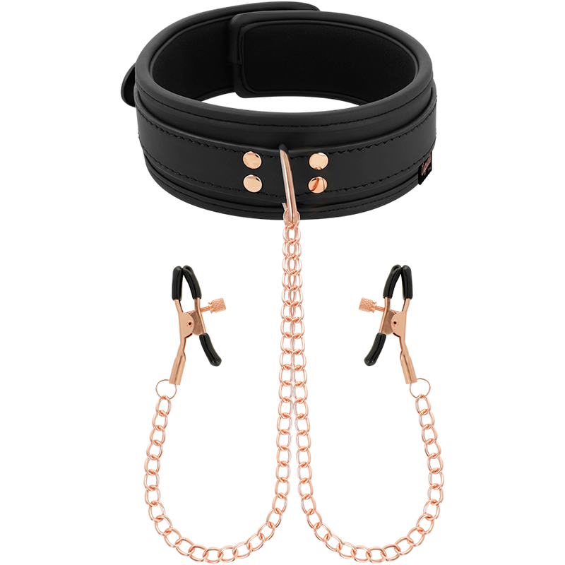 Coquette Chic Desire Fantasy Nipple Clamp Necklace With Neoprene Lining | Niks.fi verkkokauppa