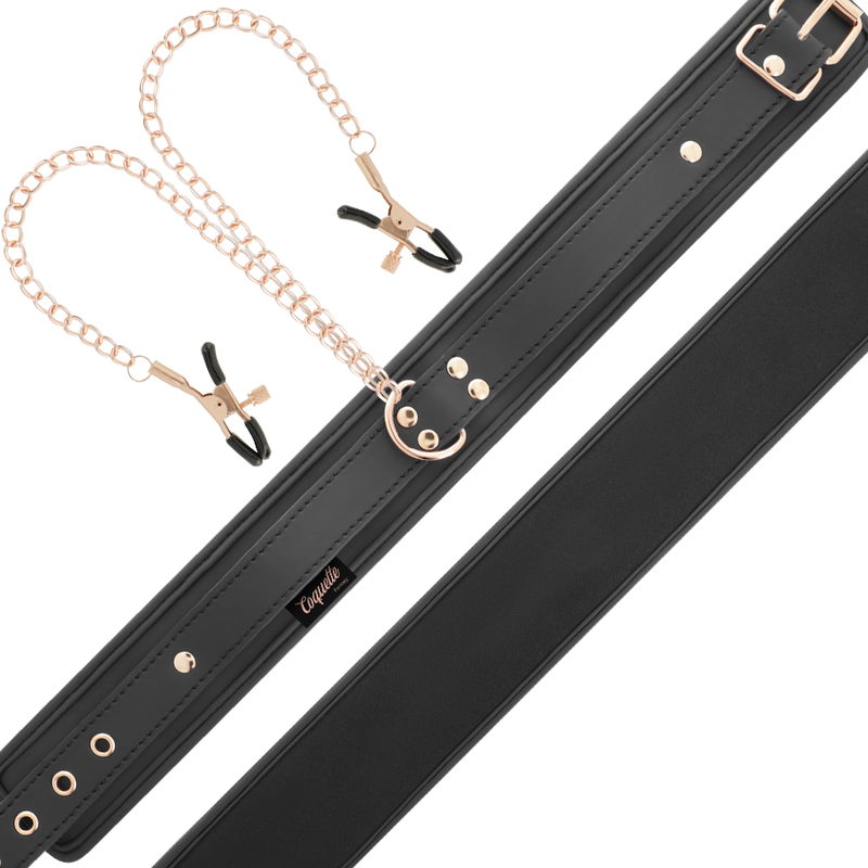 Coquette Chic Desire Fantasy Nipple Clamp Necklace With Neoprene Lining | Niks.fi verkkokauppa