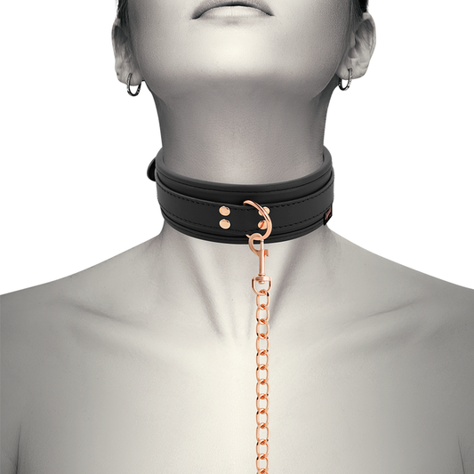 Coquette Chic Desire Fantasy Vegan Leather Necklace With Strap And Neoprene Lining | Niks.fi verkkokauppa