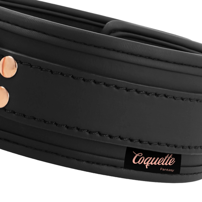 Coquette Chic Desire Fantasy Vegan Leather Necklace With Strap And Neoprene Lining | Niks.fi verkkokauppa