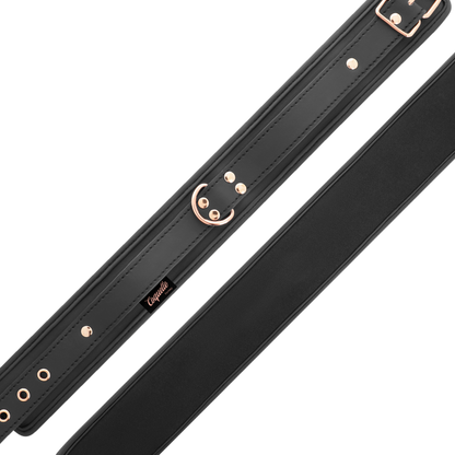 Coquette Chic Desire Fantasy Vegan Leather Necklace With Strap And Neoprene Lining | Niks.fi verkkokauppa