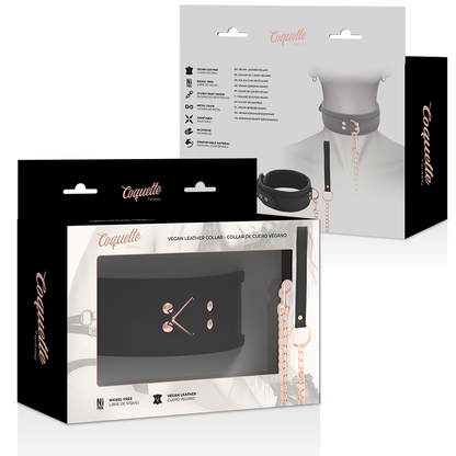 Coquette Chic Desire Fantasy Vegan Leather Necklace With Strap And Neoprene Lining | Niks.fi verkkokauppa