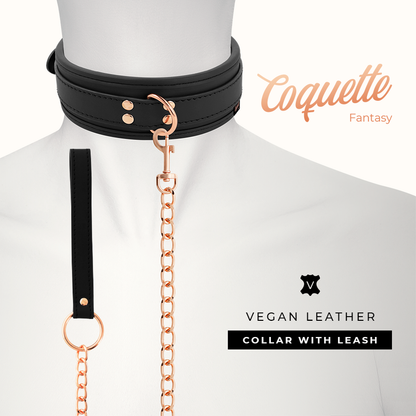 Coquette Chic Desire Fantasy Vegan Leather Necklace With Strap And Neoprene Lining | Niks.fi verkkokauppa