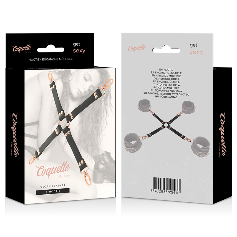 Coquette Chic Desire Fantasy Hog Tie Vegan Leather | Niks.fi verkkokauppa