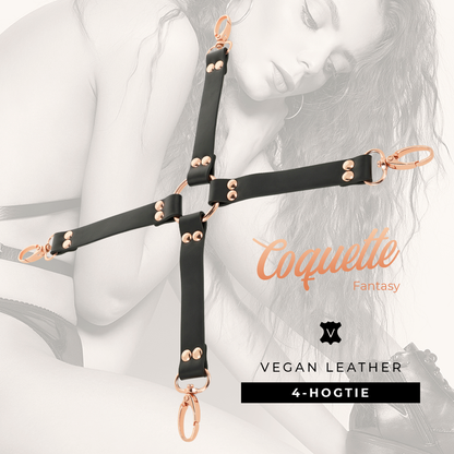 Coquette Chic Desire Fantasy Hog Tie Vegan Leather | Niks.fi verkkokauppa