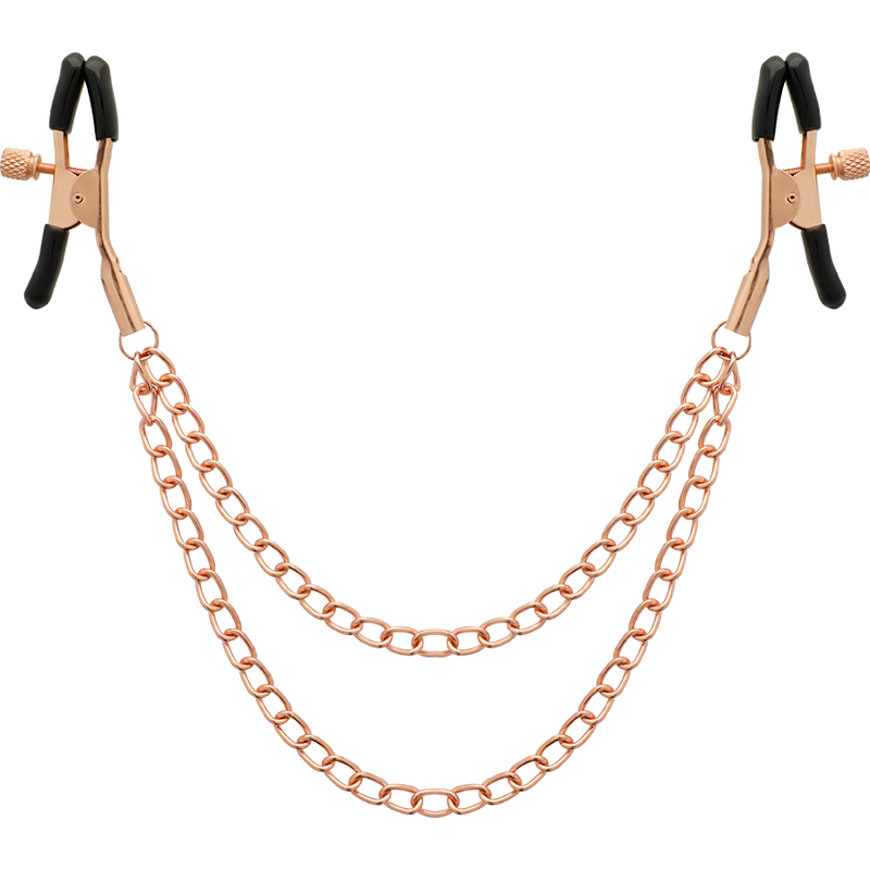 Coquette Chic Desire Fantasy Metal Nipple Clips With Chain | Niks.fi verkkokauppa