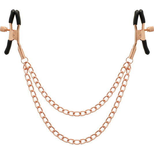 Coquette Chic Desire Fantasy Metal Nipple Clips With Chain | Niks.fi verkkokauppa